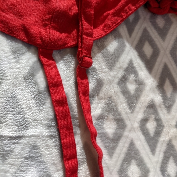 NWT Linen Red Fit and Flare Old Navy Medium Tall - Picture 6 of 15